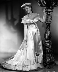Edith Head's design for Joan Fontaine in The Emperor Waltz (1949) for which she was nominated her first Oscar for costume design.