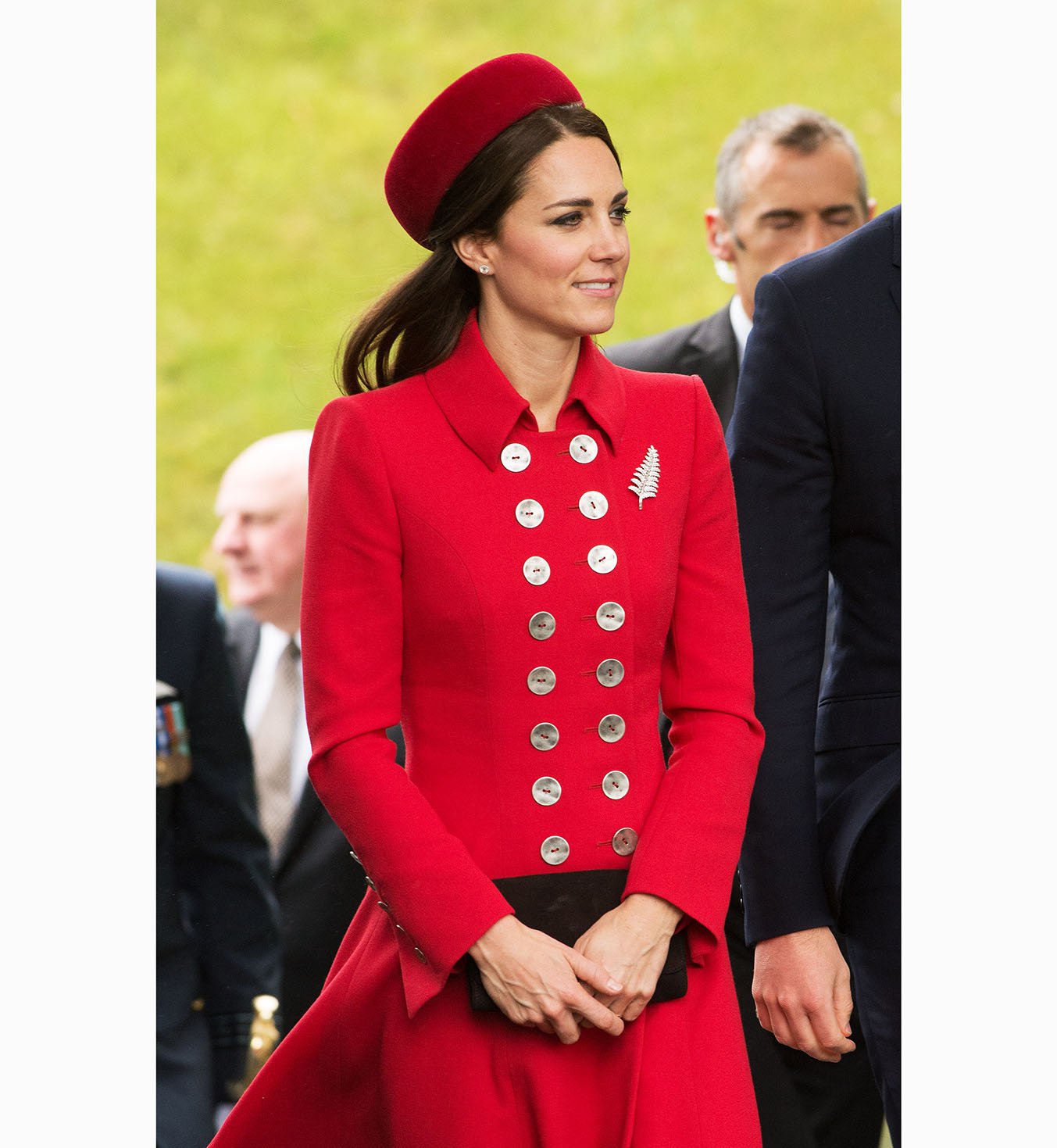 Kate Middleton Duchess of Cambridge coat by Catherine Walker