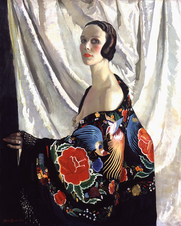 Doris Clare Zinkeisen (31 July 1898 – 3 January 1991)  self portrait