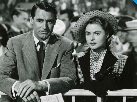 Ingrid Bergman and Cary Grant in film Notorious (1946)