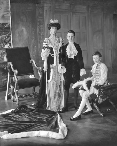 Consuelo Vanderbilt, Duchess of Marlborough and their two sons, by John Singer Sargent, 26 June 1911.