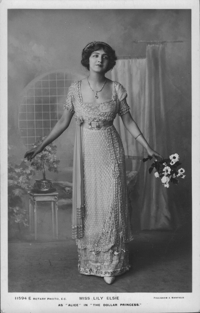 Lily Elsie as Alice in The Dollar Princess in 1909
