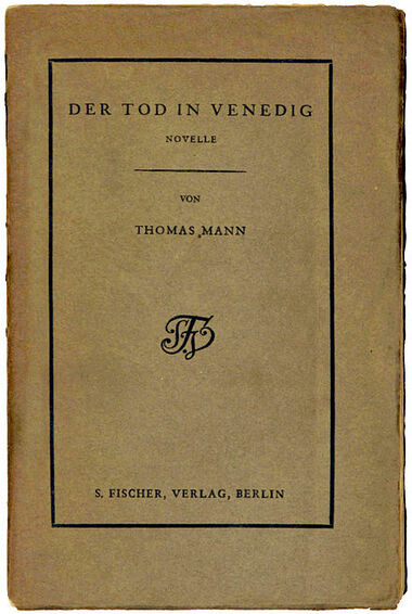 Book cover of Death in Venice by Thomas Mann's novella