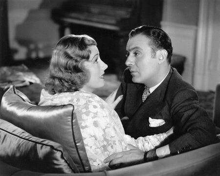 Irene Dunne with Charles Boyer in film Love Affair(1939)