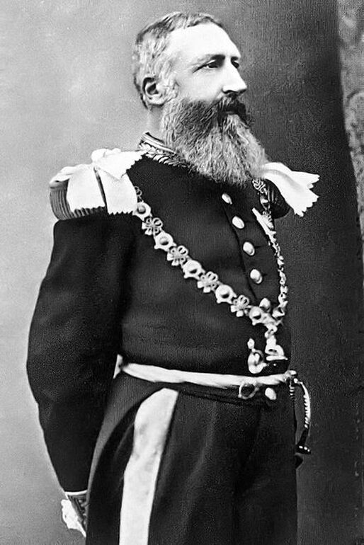 Léopold II (roi des Belges), né le 9 avril 1835 au palais royal de Bruxelles et mort le 17 décembre 1909 au château de Laeken