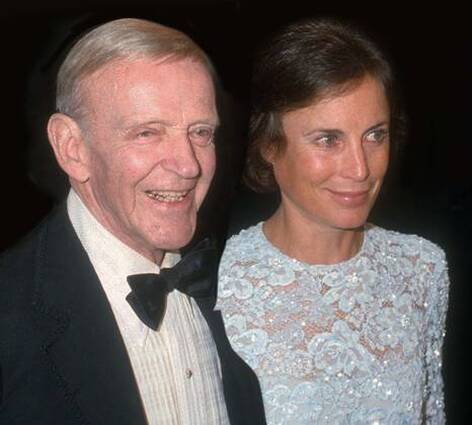 Fred Astaire with his second wife Robyn Smith