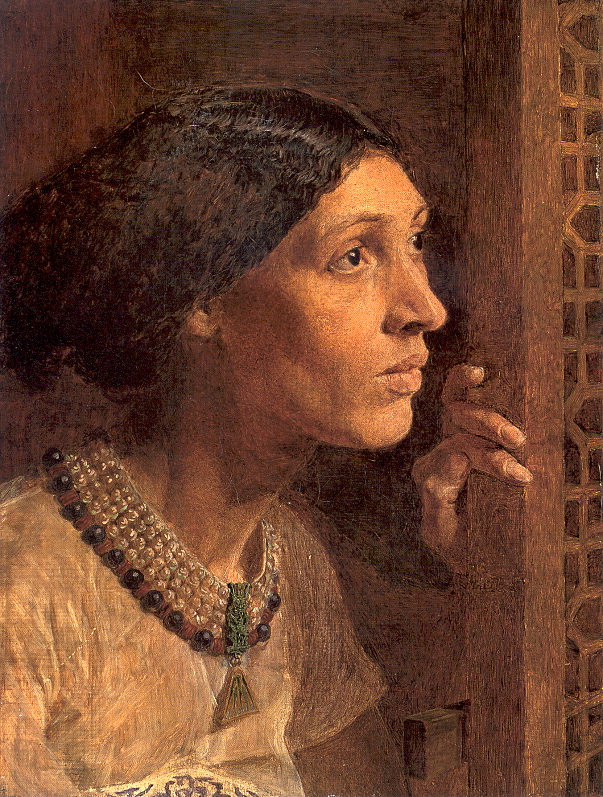 The Mother of Sisera looked out of a Window by Albert Joseph Moore, 1861