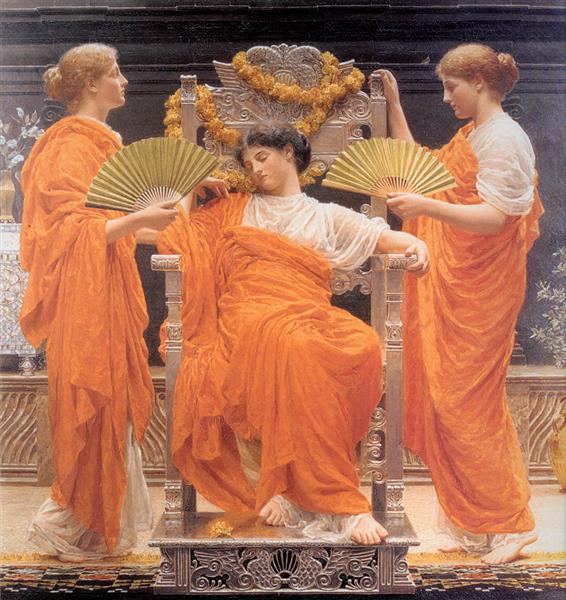 Midsummer(1887) by Albert Joseph Moore