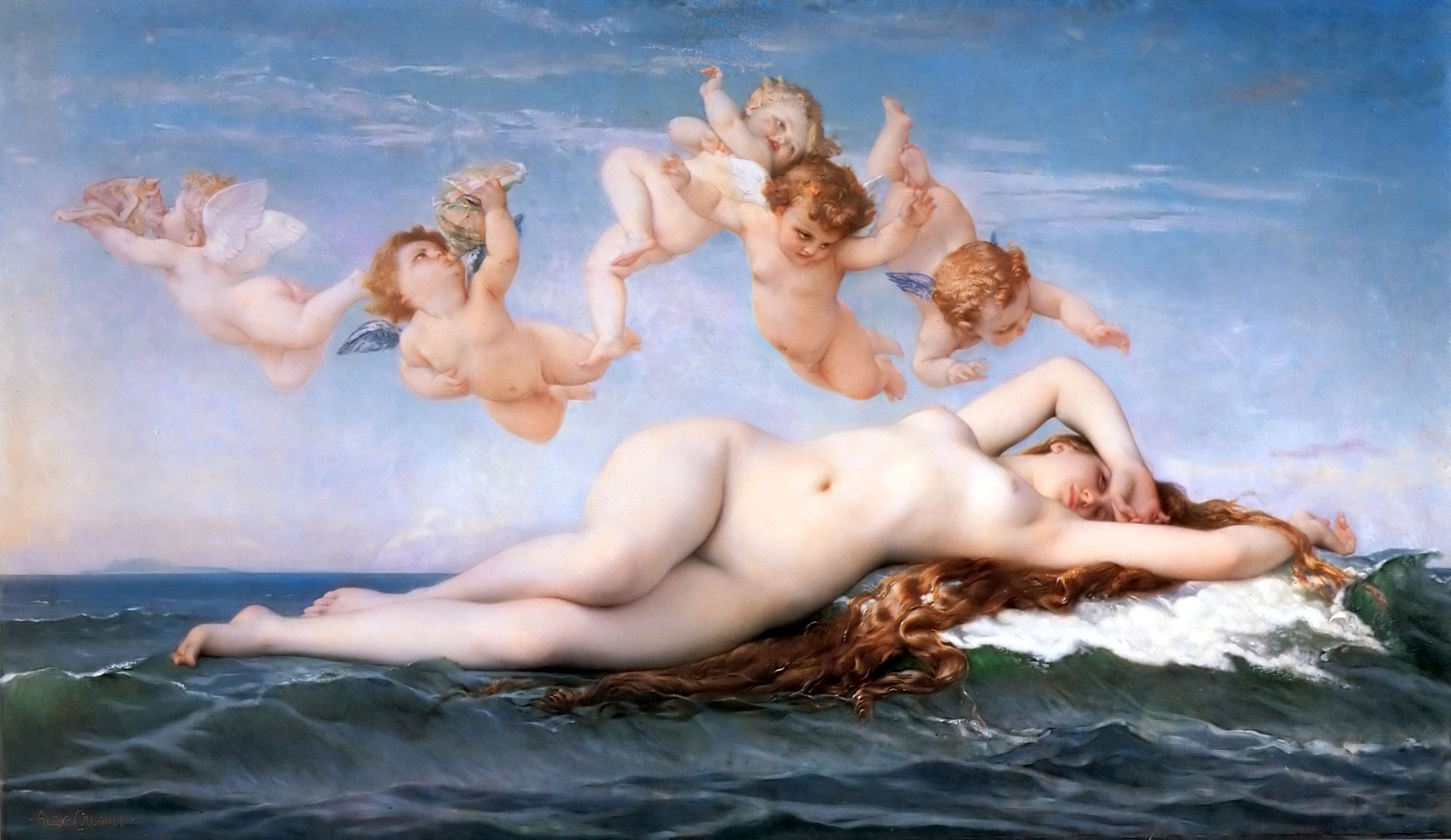 1863 Alexandre Cabanel - The Birth of Venus