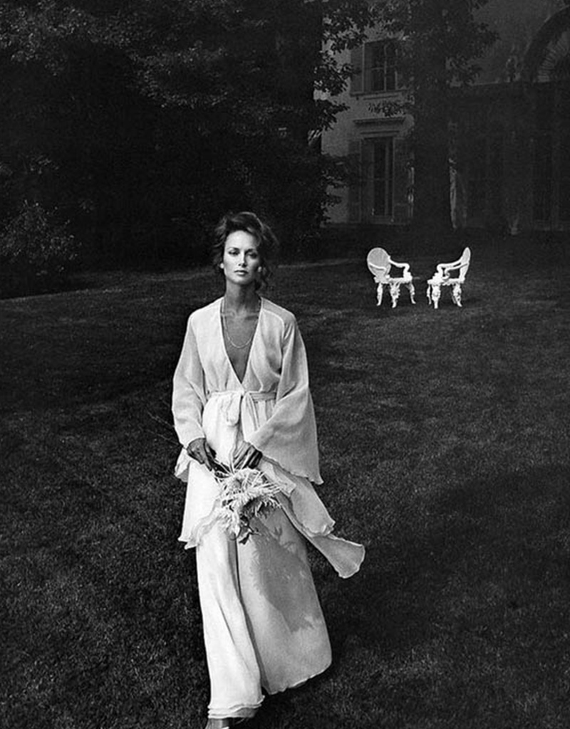 Karen Graham for Estee Lauder, photo by Victor Skrebneski, 1976