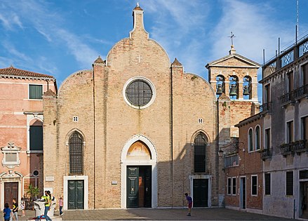 San Giovanni in Bragora, Sestiere di Castello, Venice, where Vivaldi was given the supplemental baptismal rites