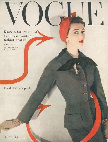 Vogue cover designed by ​Alexander Liberman (September 4, 1912 – November 19, 1999)