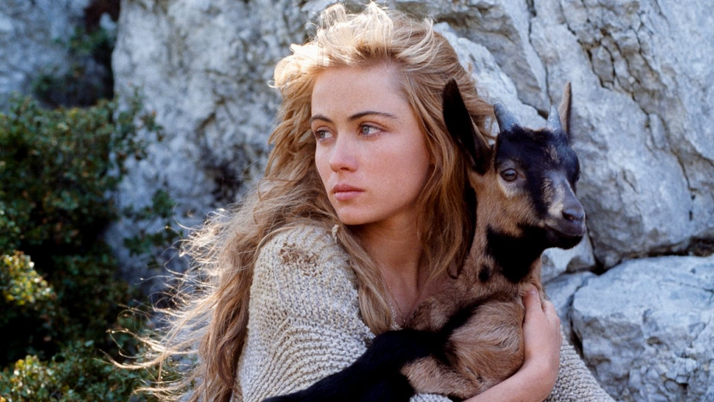 Emmanuelle Béart dans le film Manon de Sources(1986)