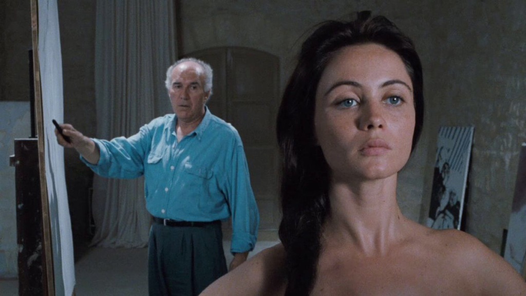 Emmanuelle Béart dans le film La Belle Noiseuse(1991) avec Michel Piccoli
