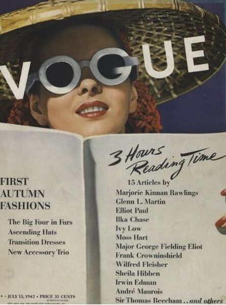 Vogue cover designed by ​Alexander Liberman (September 4, 1912 – November 19, 1999)