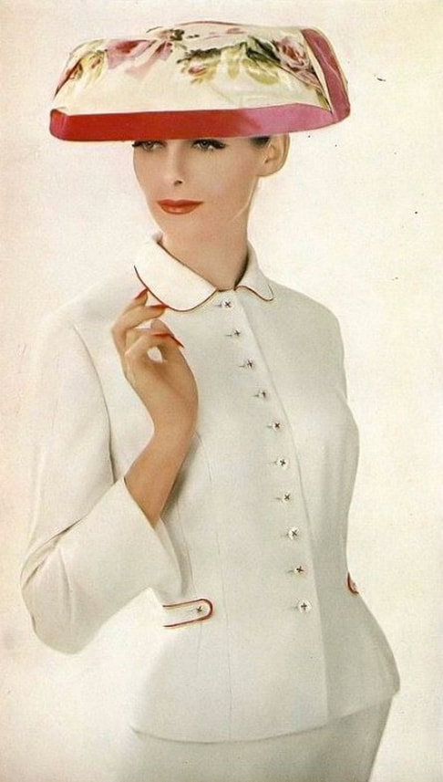 Anne Saint Marie, Harpers Bazaar, May 1956, photo by Lillian Bassman