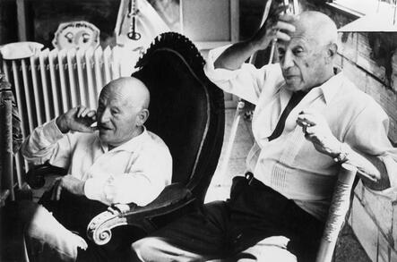 Pablo Picasso, photo by Alexander Liberman