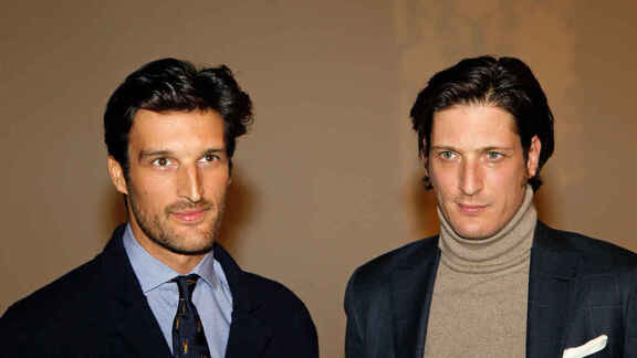 Rafael de Medina(on the left) with his brother Luis de Medina