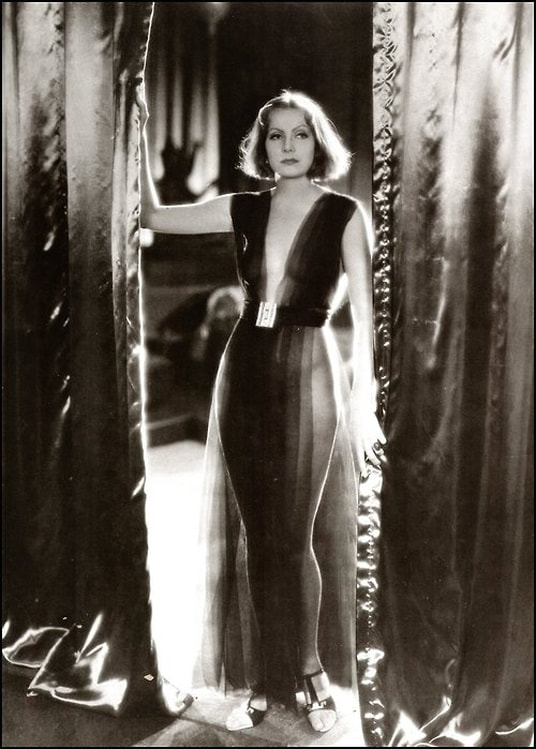 Greta Garbo in costume designed by Adrian
