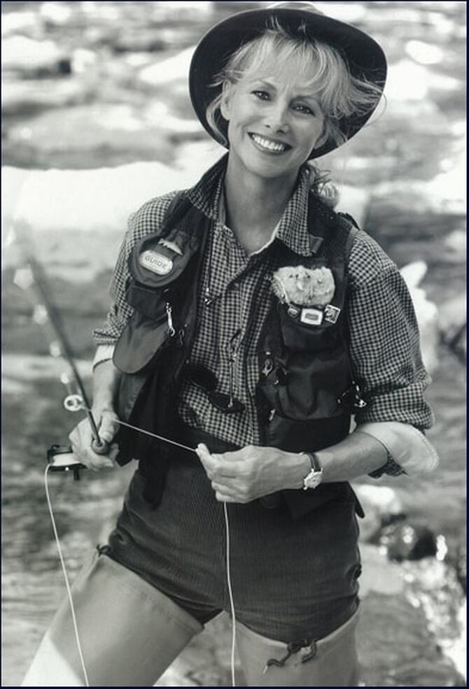 Karen Graham fly fishing