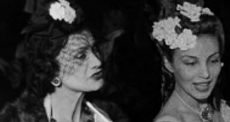 Aimée de Heeren(3 August 1903 – 13 September 2006) with Coco Chanel