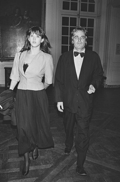 Sophie Marceau with Andrzej Żuławski