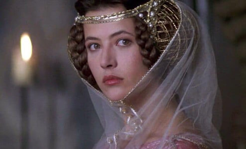 Sophie Marceau in film Braveheart, 1995