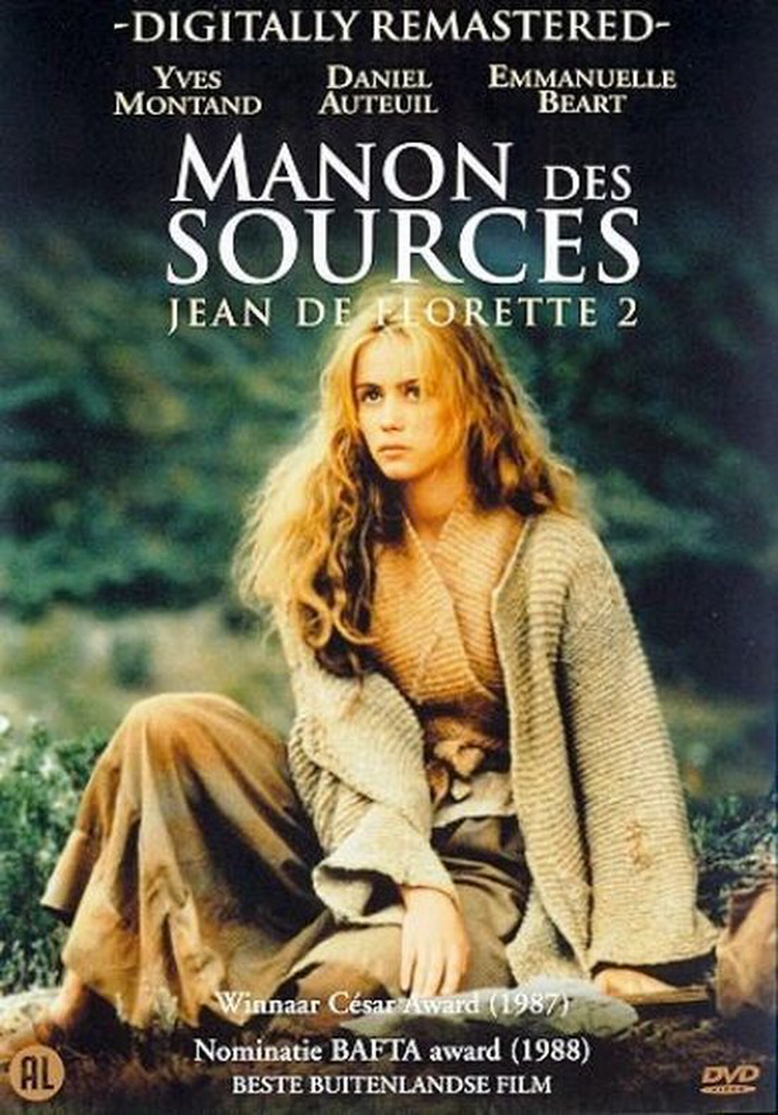 Le film Manon de Sources(1986) avec Emmanuelle Béart, Daniel Auteuil et Yves Montant
