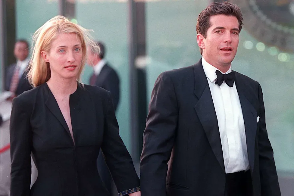 Carolyn Bessette and John F. Kennedy Jr. together in New York in the mid-1990s