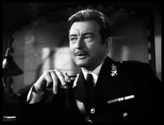 Claude Rains as Captain Louis Renault in film Casablanca (1942)
