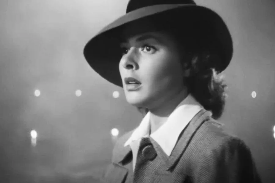 Ingrid Bergman as Ilsa Lund  in film Casablanca (1942)