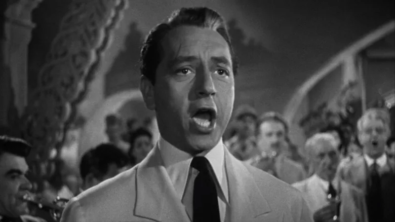 Paul Henreid as Victor Laszlo in film Casablanca (1942)
