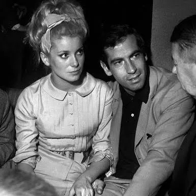 Catherine Deneuve with French director Roger Vadim