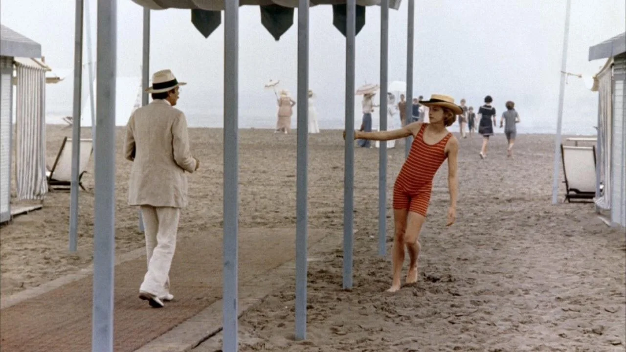 Dirk Bogarde and Björn Andrésen in Venice (Morte a Venezia, 1971)