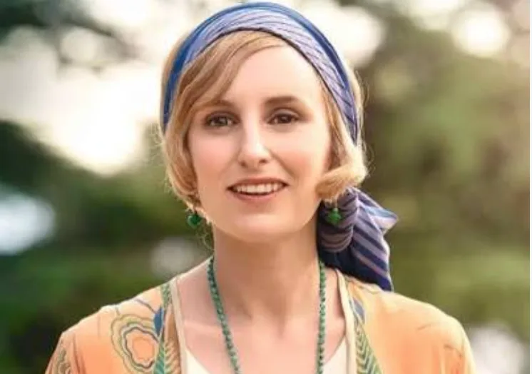Laura Carmichael as Edith Pelham, Marchioness of Hexham in film Downton Abbey: A New Era(2022)
