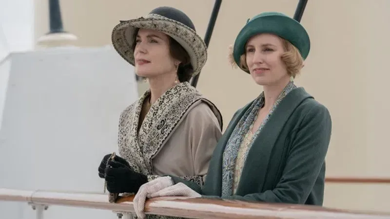 Downton Abbey: A New Era (film, 2022) Starring Hugh Bonneville, Elizabeth McGovern, Michelle Dockery, Laura Carmichael and Maggie Smith