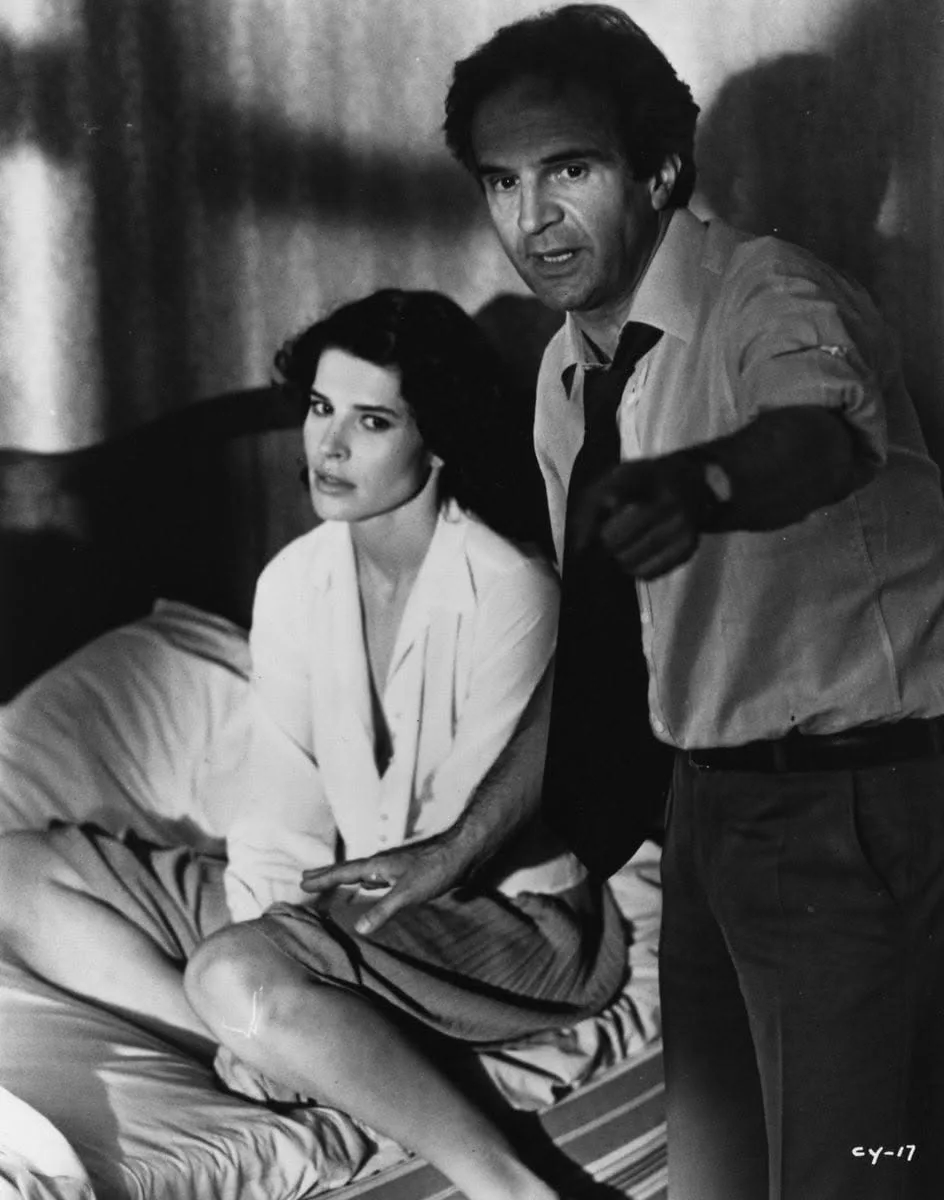 Fanny Ardant with François Truffaut, 1981
