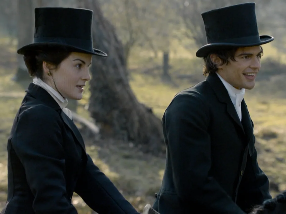 Lady Mary Crawley with Kemal Pamuk in Downton Abbey (TV series, 2010-2015)