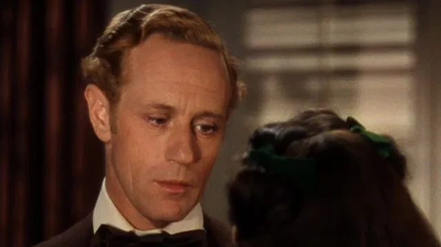 Leslie Howard as Ashley Wilkes in film Gone with the Wind(1939)