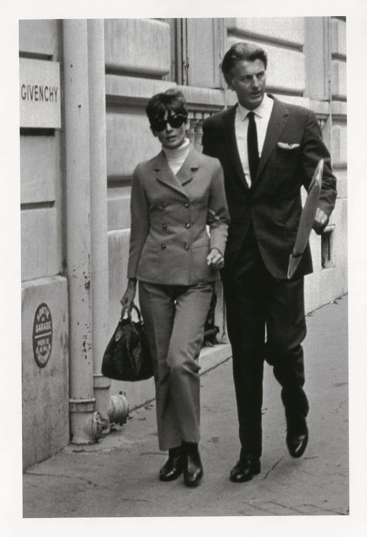 Hubert de Givenchy with Audrey Hepburn