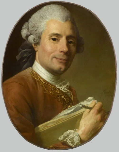 Portrait of Joseph-Marie Vien , Alexander Roslin(15 July 1718 – 5 July 1793), 1757, Louvre
