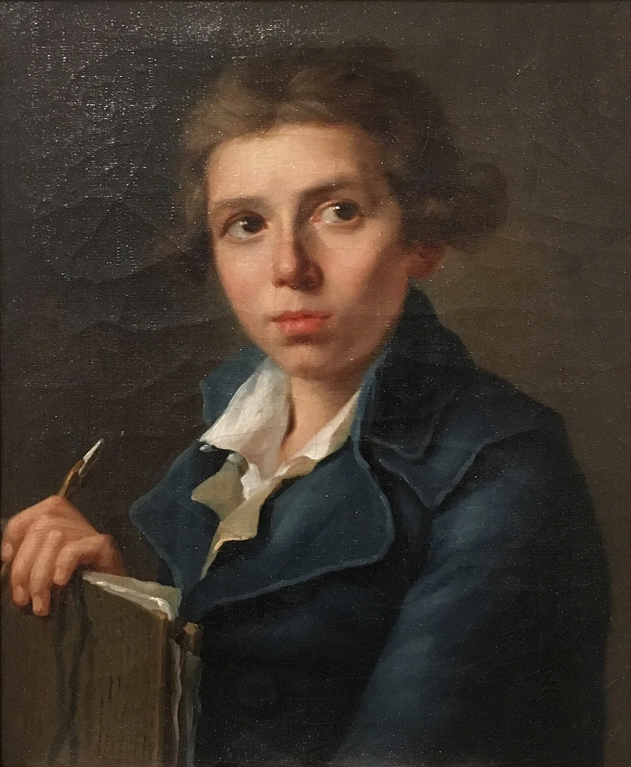 Jacques Louis David as a teenager, Joseph-Marie Vien