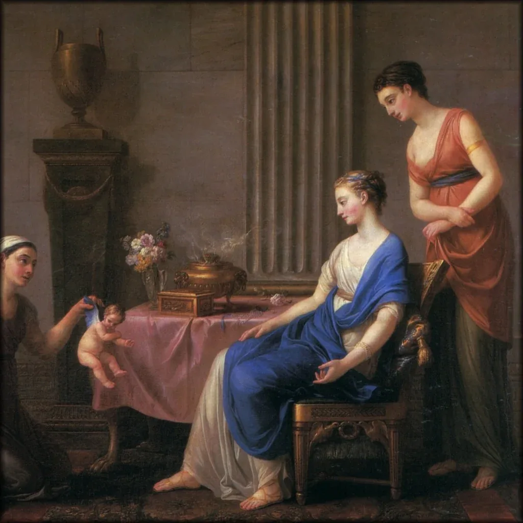 The Cupid Seller (1763) by Joseph-Marie Vien (18 June 1716 – 27 March 1809)