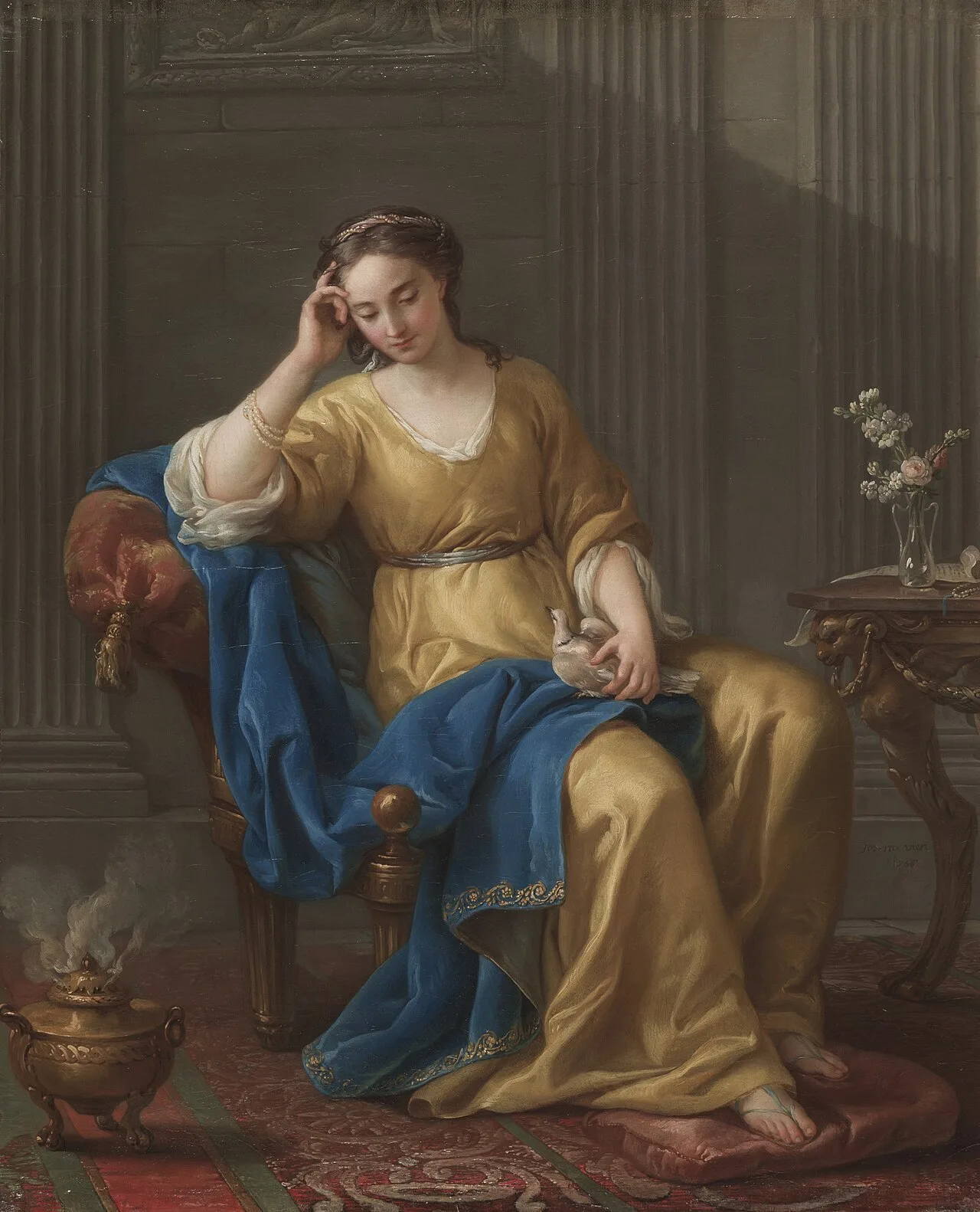 Sweet Melancholy, Joseph-Marie Vien, 1756