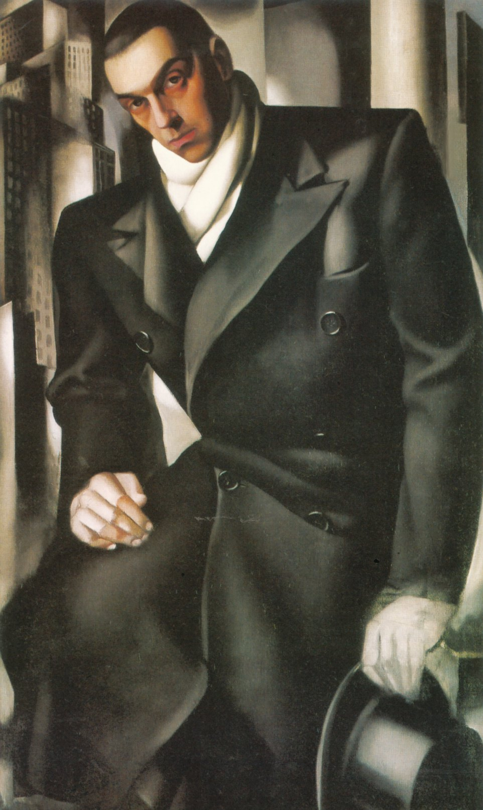 Portrait of Tadeusz Łempicki, Tamara de Lempicka's first husband, by Tamara de Lempicka, 1928