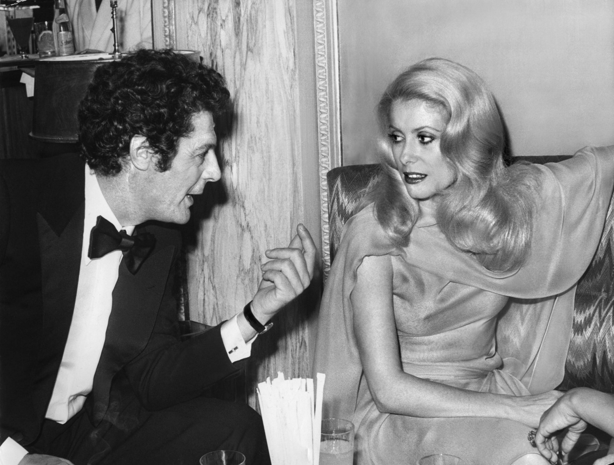 Marcello Mastroianni con Catherine Deneuve