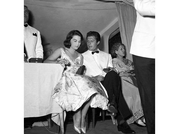 Marcello Mastroianni con Silvana Mangano