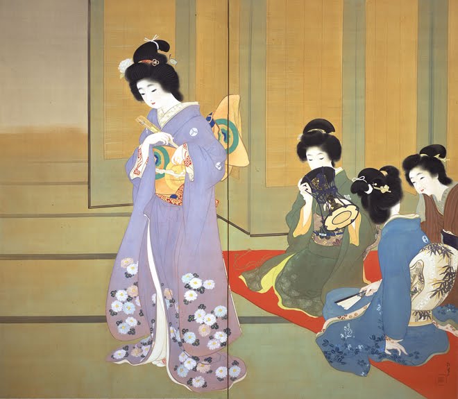 Preparing for dance, 1914