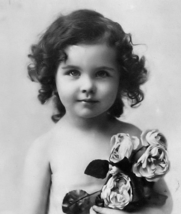 Vivien Leigh as a child