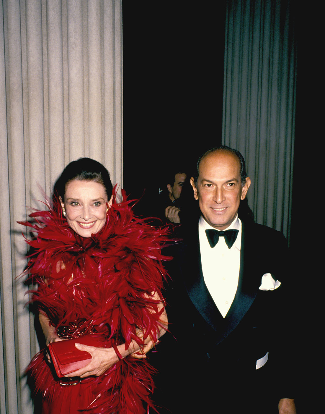 Oscar de la Renta with Audrey Hepburn